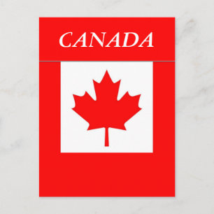 Postal Bandera de Canadá