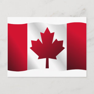 Postal Bandera de Canadá