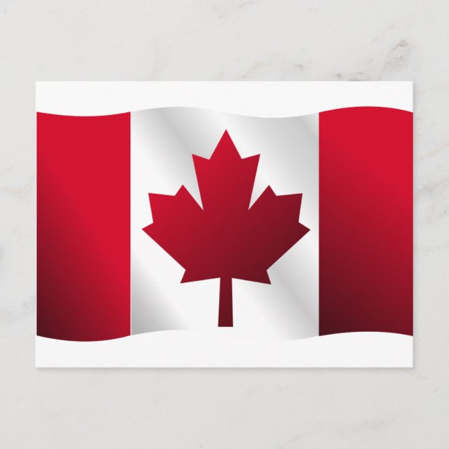Postal Bandera de Canadá (Anverso)