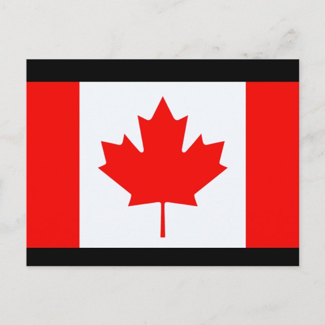 Postal Bandera de Canadá (Anverso)