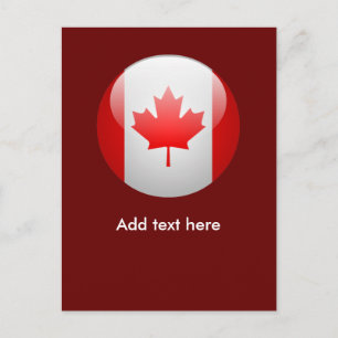Postal Bandera de Canadá