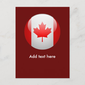 Postal Bandera de Canadá