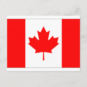 Postal Bandera de Canadá