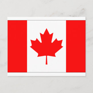 Postal Bandera de Canadá