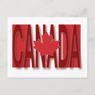 Postal Bandera de Canadá