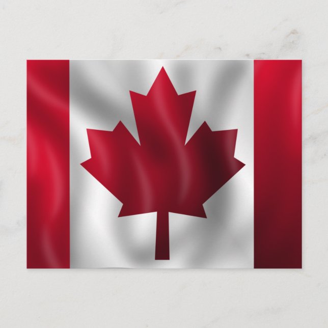 Postal Bandera de Canadá (Anverso)