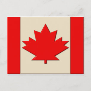 Postal Bandera de Canadá