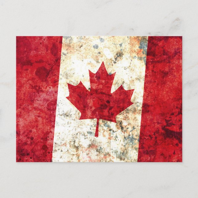 Postal Bandera de Canadá (Anverso)