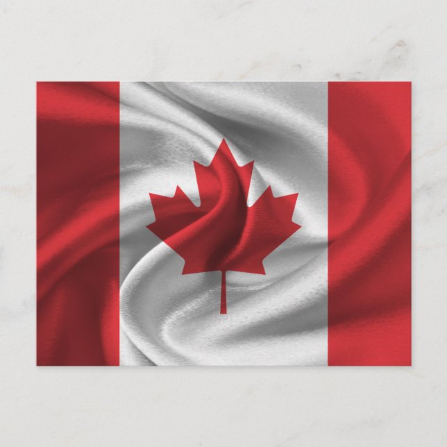 Postal Bandera de Canadá (Anverso)