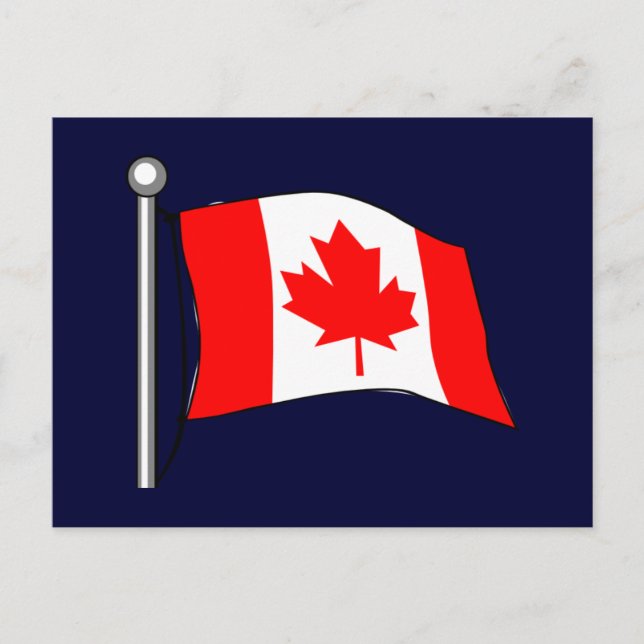 Postal Bandera de Canadá