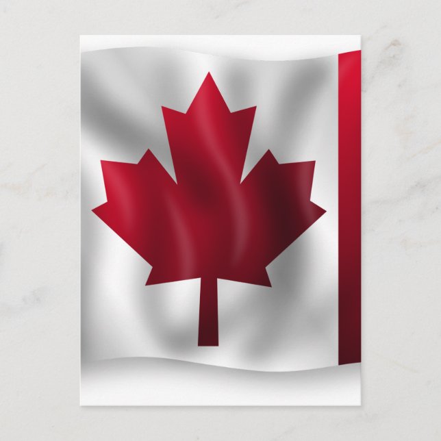 Postal Bandera de Canadá (Anverso)
