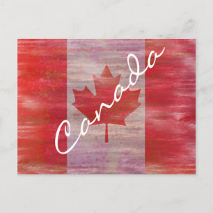 Postal Bandera de Canadá - Bandera canadiense - Personali