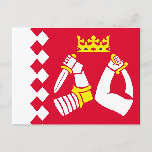 Postal Bandera de Carelia del Norte (Anverso)