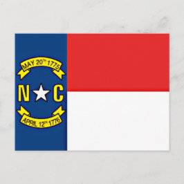 Postal Bandera de Carolina del Norte