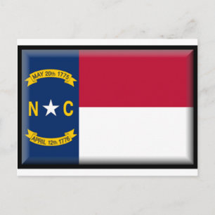 Postal Bandera de Carolina del Norte