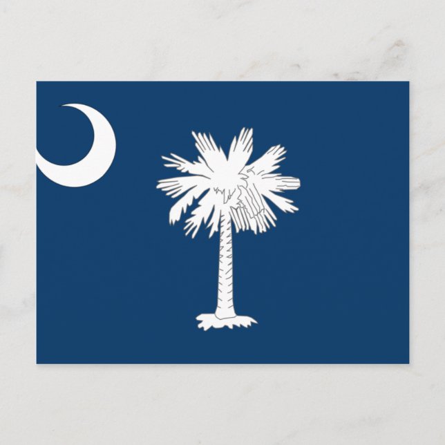Postal Bandera de Carolina del Sur (Anverso)