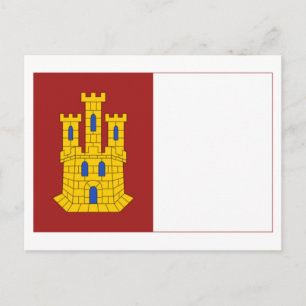 Postal Bandera de Castilla-La Mancha