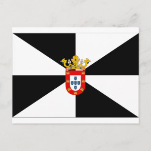 Postal Bandera de Ceuta (España)