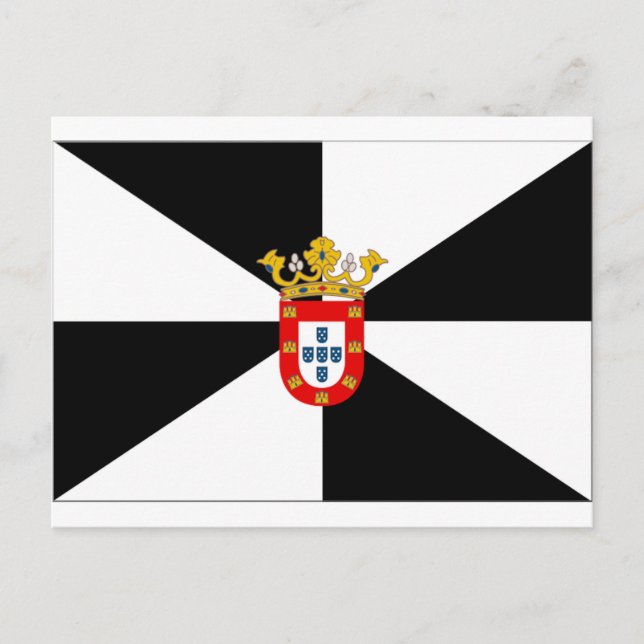 Postal Bandera de Ceuta (España) (Anverso)