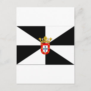 Postal Bandera de Ceuta (España)