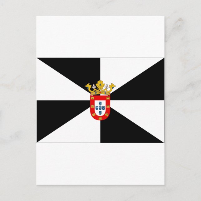 Postal Bandera de Ceuta (España) (Anverso)