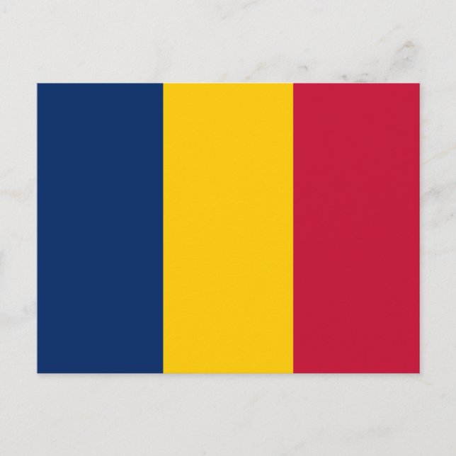 Postal Bandera de Chad (Anverso)