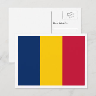Postal Bandera de Chad