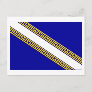 Postal Bandera de Champagne-Ardenne