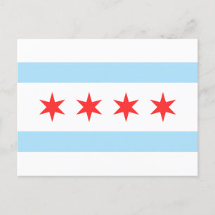 Postal Bandera de Chicago