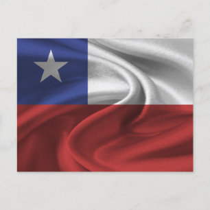 Postal Bandera de Chile