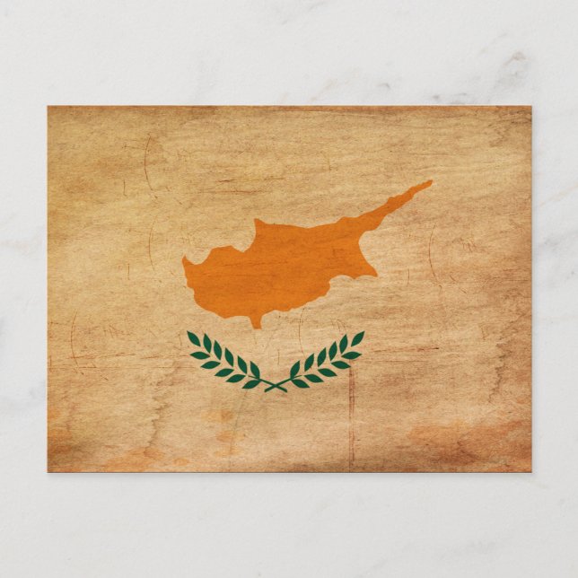 Postal Bandera de Chipre (Anverso)