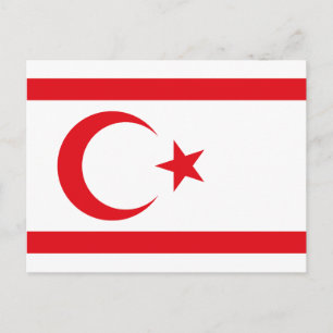 Postal Bandera de Chipre del Norte