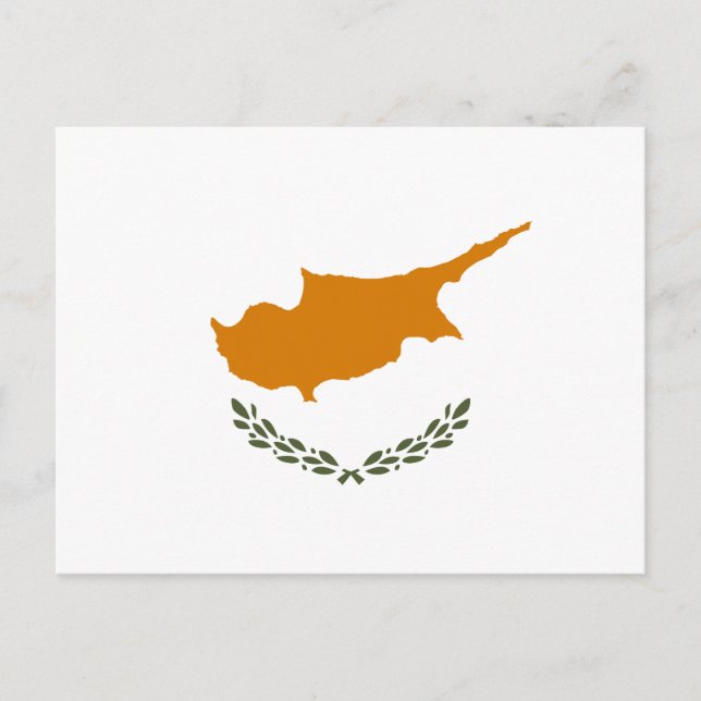 Postal Bandera de Chipre (grecochipriota) (Anverso)