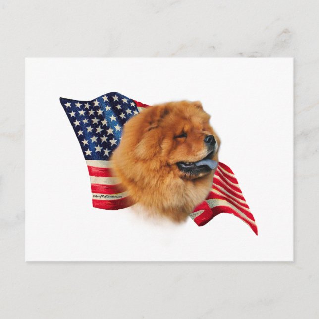 Postal Bandera de Chow (Anverso)
