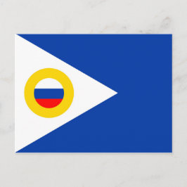 Postal bandera de chukotka, región de rusia