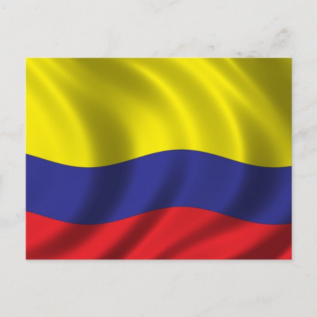 Postal Bandera de Colombia (Anverso)