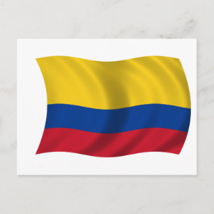 Postal Bandera de Colombia