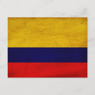 Postal Bandera de Colombia