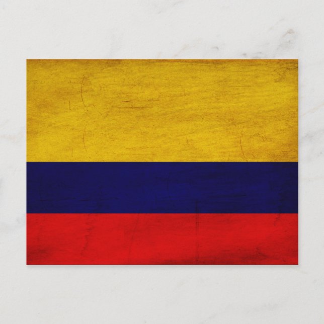 Postal Bandera de Colombia (Anverso)