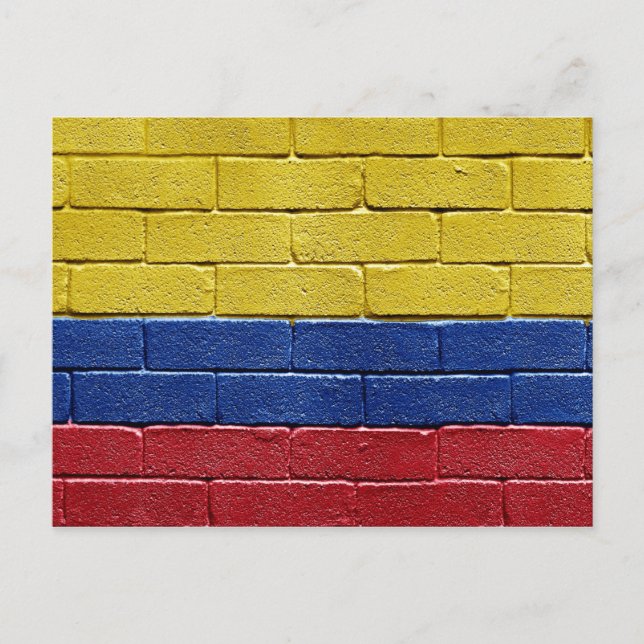 Postal Bandera de Colombia (Anverso)