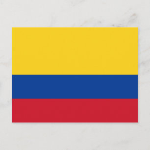 Postal Bandera de Colombia