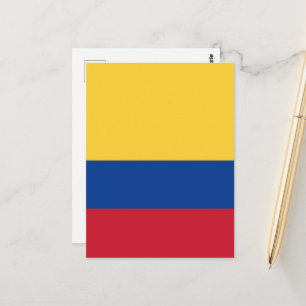 Postal Bandera de Colombia