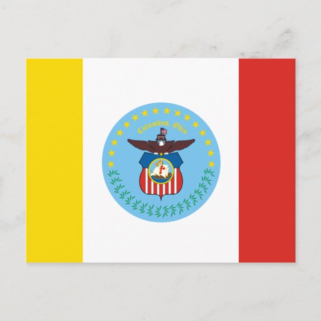Postal Bandera de Colón, Ohio (Anverso)