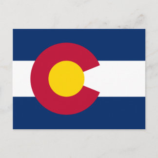Postal Bandera de Colorado