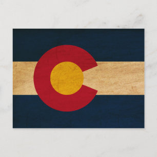 Postal Bandera de Colorado