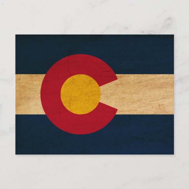 Postal Bandera de Colorado (Anverso)