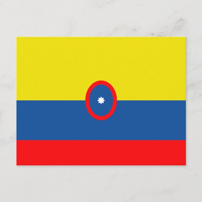 Postal Bandera de Columbia (Anverso)