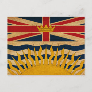 Postal Bandera de Columbia Británica