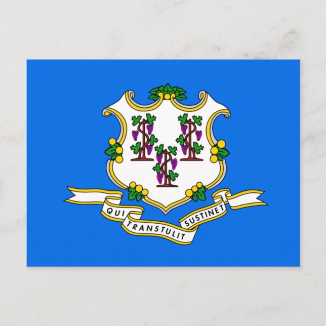 Postal Bandera de Connecticut (Anverso)
