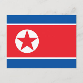 Postal Bandera de Corea del Norte